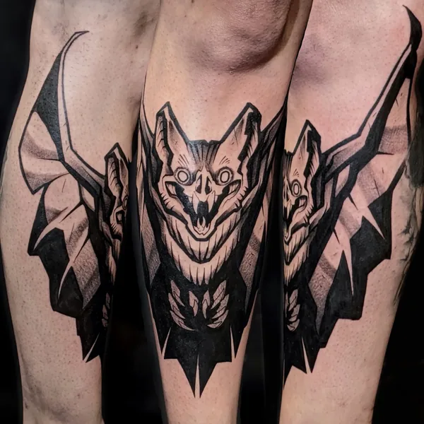 Tatouage illustratif réalisé par Ego, à Toulouse