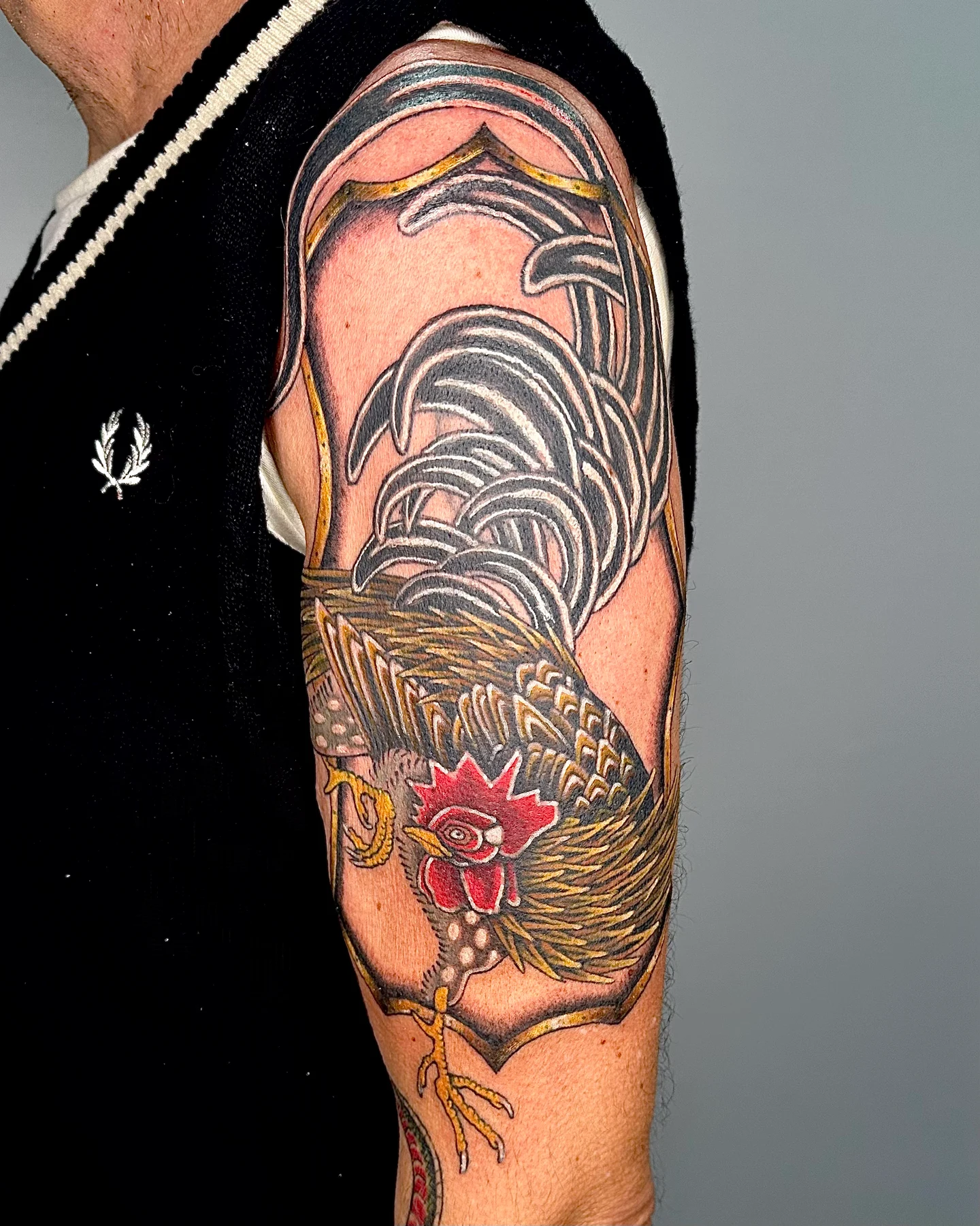Tatouage japonais traditionnel réalisé par Elsa, à Toulouse