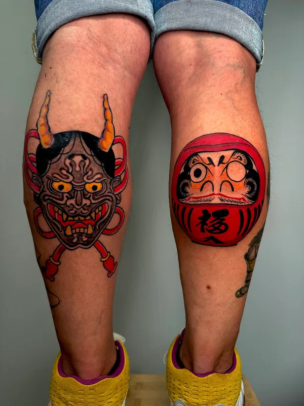 Tatouage japonais traditionnel réalisé par Elsa, à Toulouse