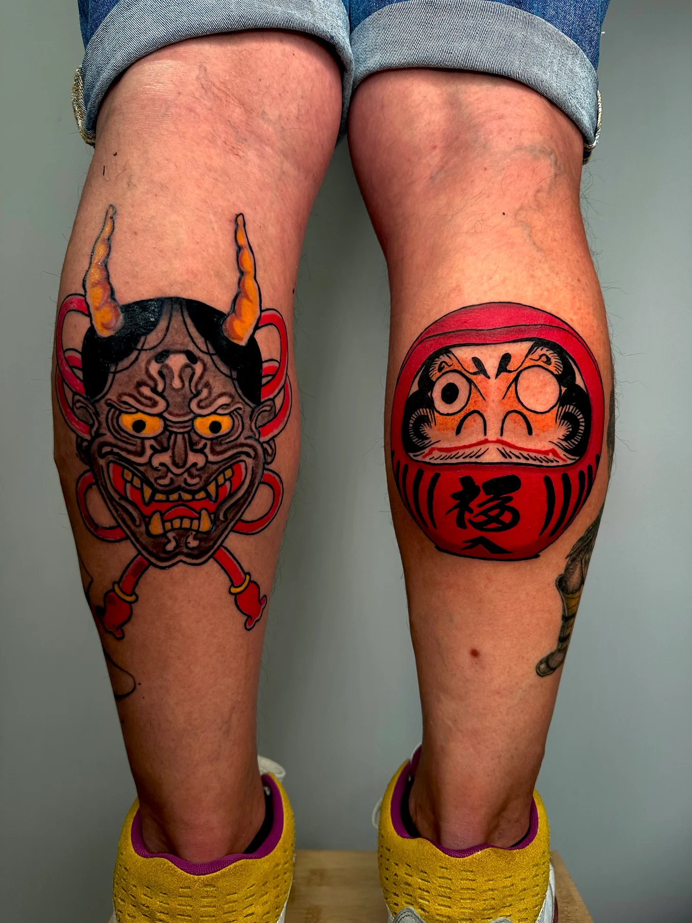Tatouage japonais traditionnel réalisé par Elsa, à Toulouse