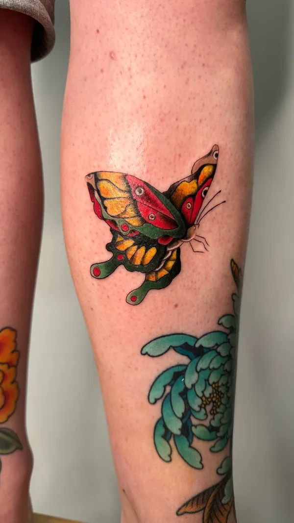 Tatouage japonais traditionnel réalisé par Elsa, à Toulouse