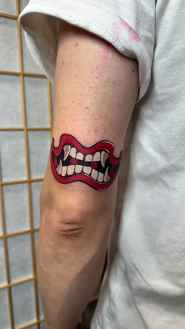Tatouage japonais traditionnel réalisé par Elsa, à Toulouse