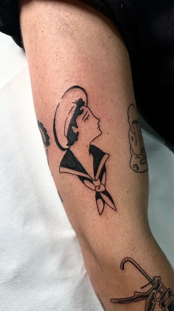 Tatouage japonais traditionnel réalisé par Elsa, à Toulouse