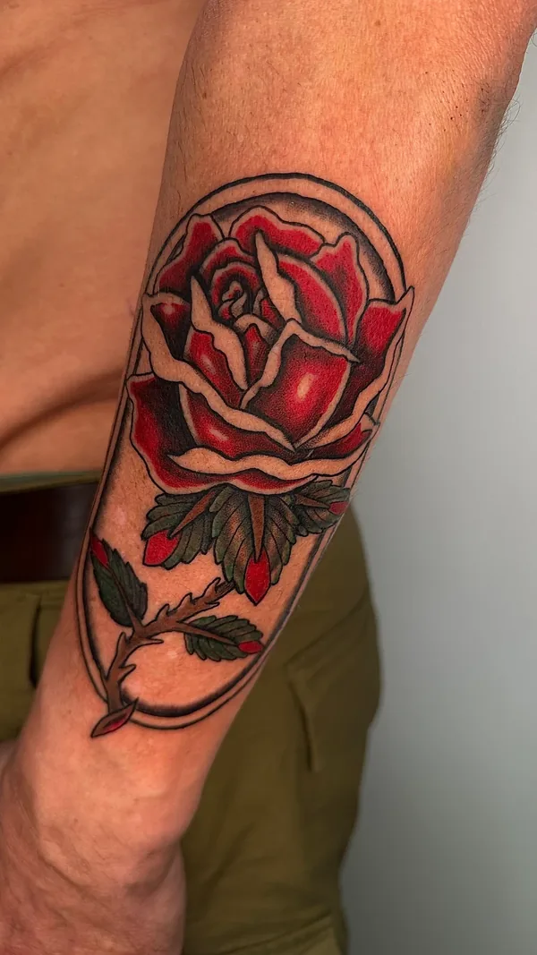 Tatouage japonais traditionnel réalisé par Elsa, à Toulouse