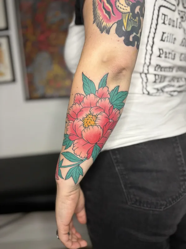 Tatouage gravure, illustratif et trad revisité réalisé par Julien L’Apostat, à Toulouse