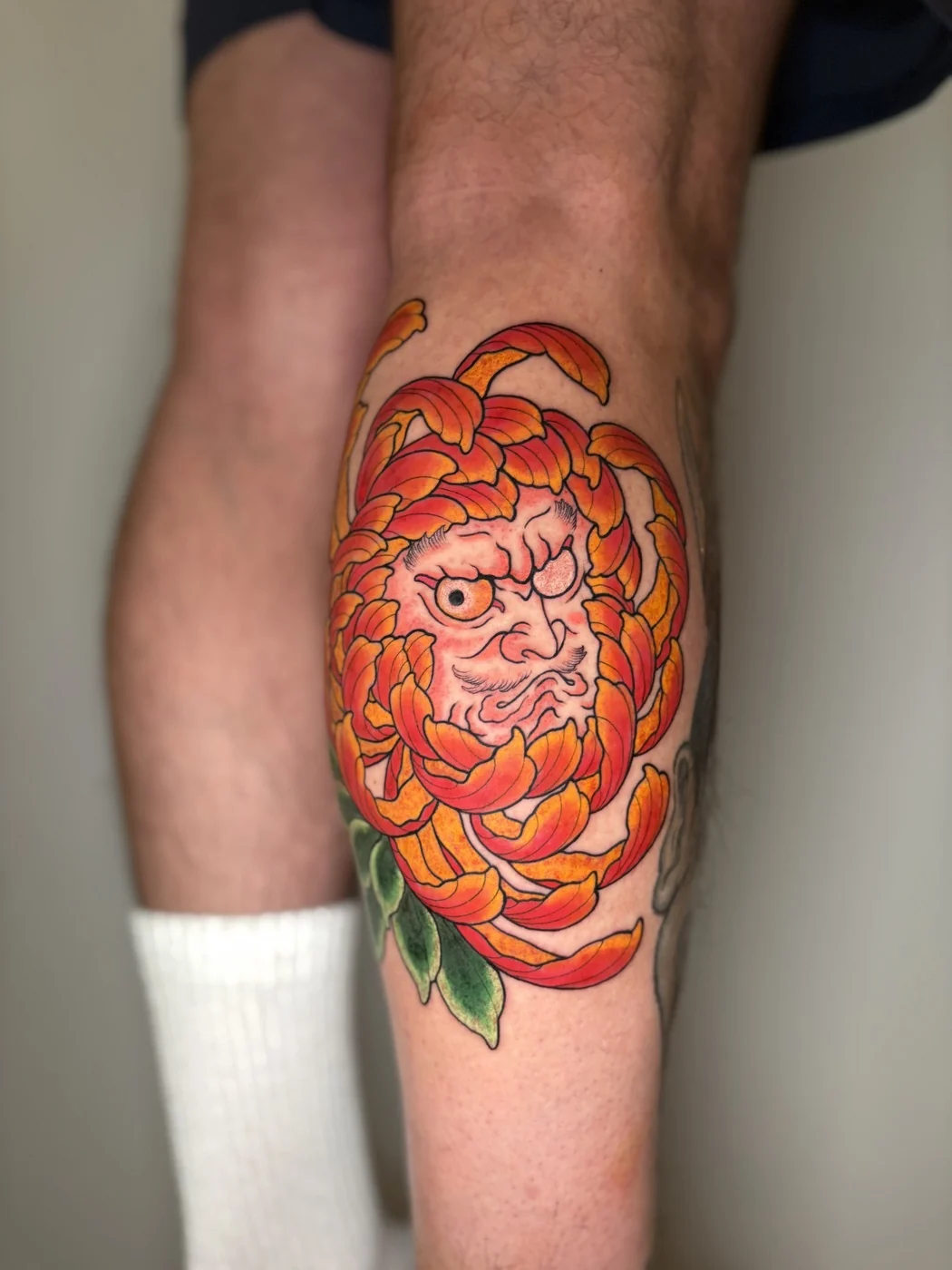 Tatouage japonais moderne réalisé par Tekashi, à Toulouse
