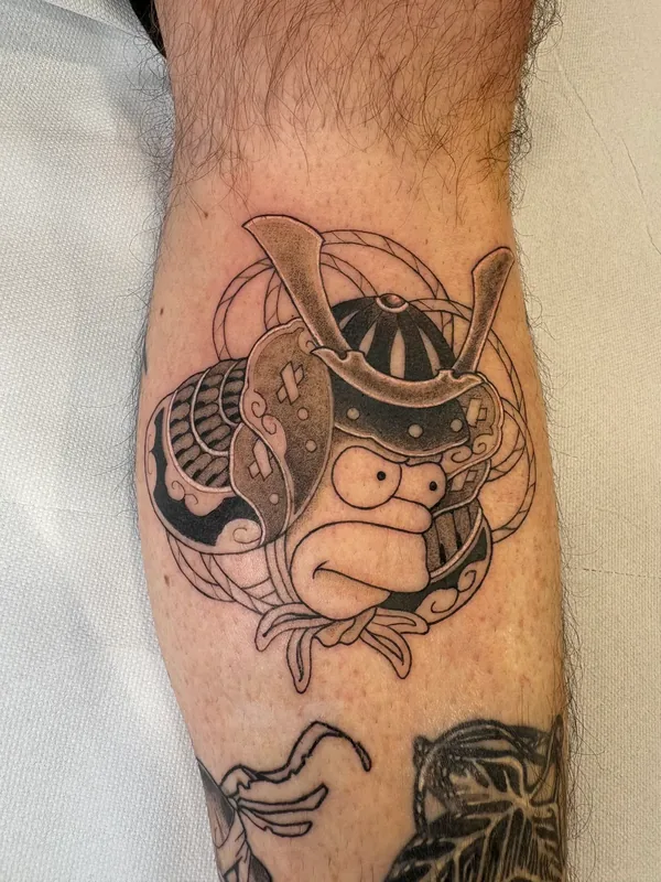 Tatouage japonais moderne réalisé par Tekashi, à Toulouse