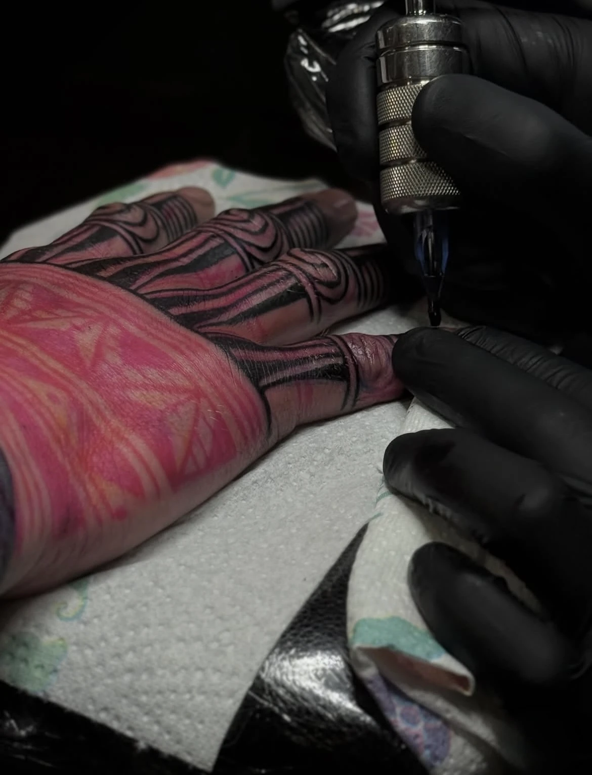 Tatouage tribal réalisé par Tias, à Toulouse