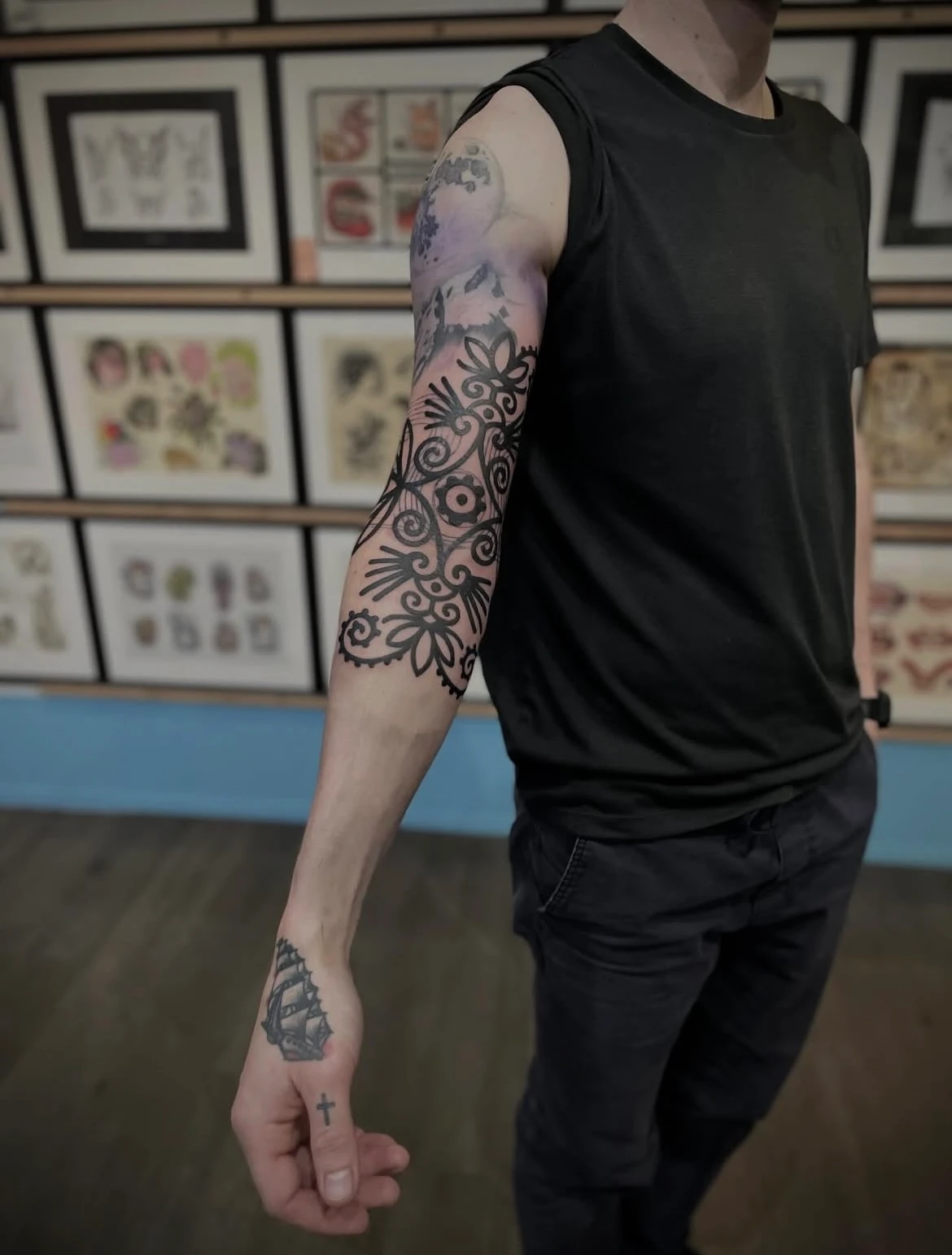 Tatouage tribal réalisé par Tias, à Toulouse
