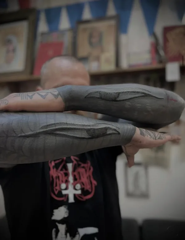 Tatouage tribal réalisé par Tias, à Toulouse