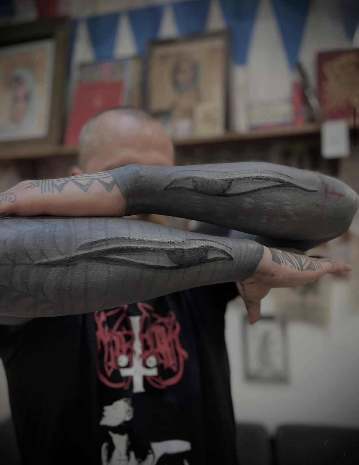 Tatouage tribal réalisé par Tias, à Toulouse