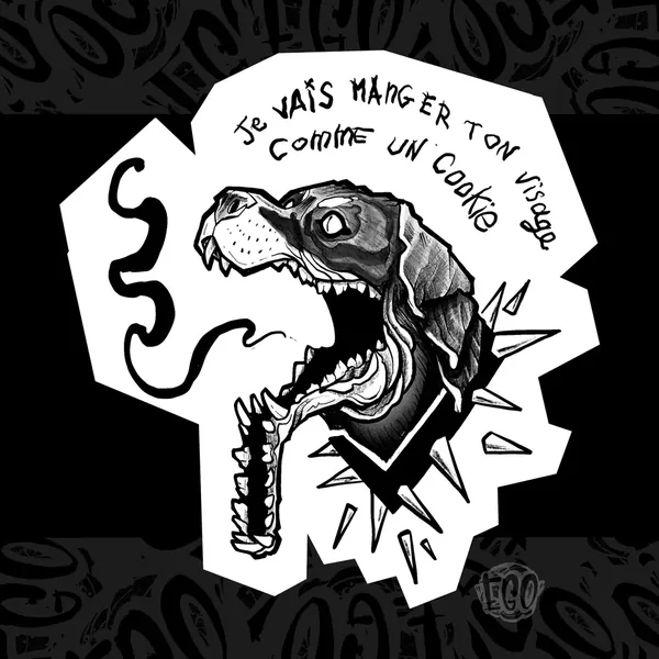 Flash de tatouage — chien par Ego